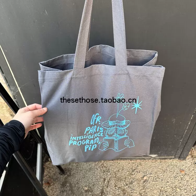 0fr mirabelle韩国集合官网代购Book Bag 复古字母粗布帆布袋 0fr mirabelle韩国集合官网代购Book Bag 复古字母粗布帆布袋