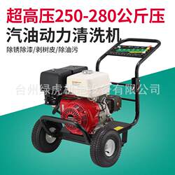 280kg Yishifan 190 Gasoline High-Pressure Cleaning Machine for Mobile On-Site Car Washing and Rust Removal, High Pressure 280Bar
