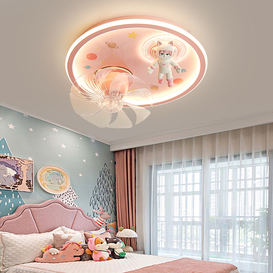 Lampada Soffitto A Nuvole LED - 48W, Dimmerabile, Telecomando - Per Cameretta Bambini - Foto 3