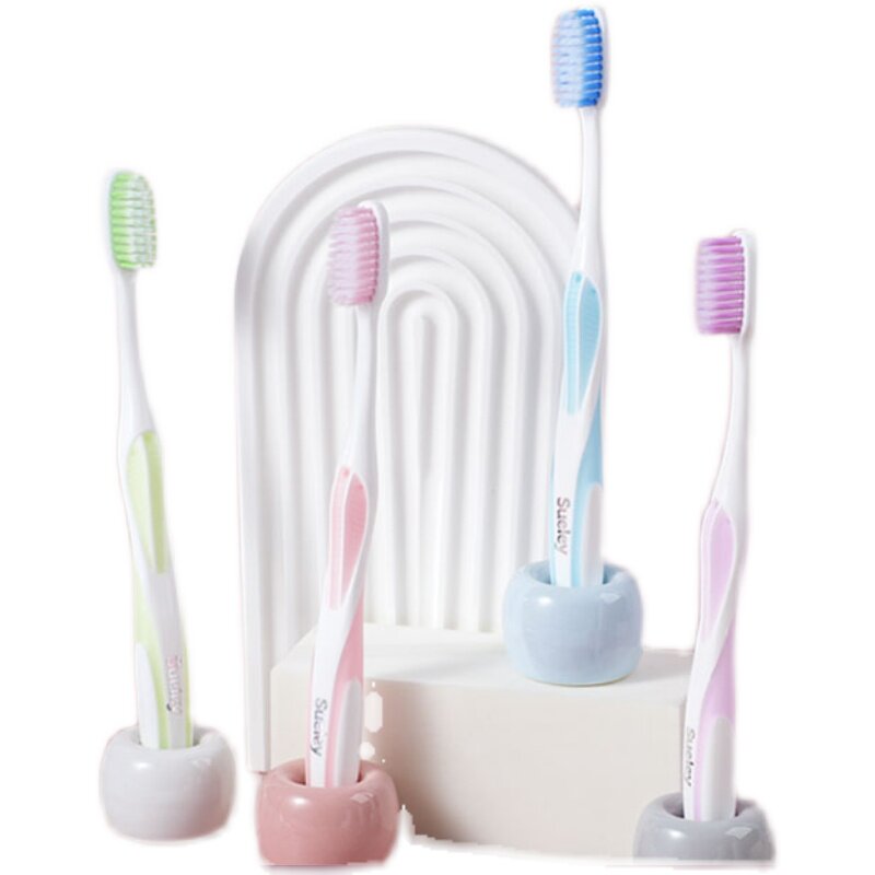 수레이 칫솔,모가 촘촘하고,모가 부드러운 성인용 소형 헤드,잇몸에 상처가 나지 않고,미끄럽지 않아,잇몸출혈에 적합 -