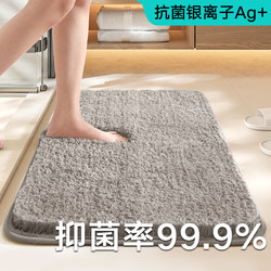 Dajiang Antibacterial Floor Mat for Home Bathroom, Absorbent Foot Mat, Non-Slip Carpet for Bathroom Entrance, Toilet Mat