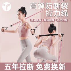 Resistance Band for Home Fitness, Elastic Band for Women, Door-Mounted Shoulder and Back Training Tool, Home Strength Training Equipment