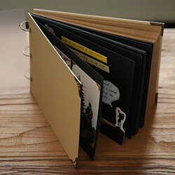 Kraft Paper Photo Album DIY Handmade Memory Book Growth LAOSHU Couple Polaroid Birthday Graduation Photo Album