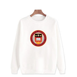 Boston College Sweatshirt, Round Neck Pullover, Fleece-Lined and Thickened, for Teenagers and Couples, Autumn and Winter, Large Size Class Uniform Jacket