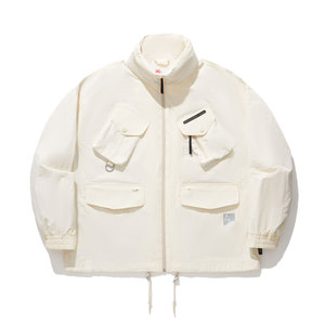 Li Ning's authentic new men's zipper water-proof trendy sports loose casual and fashionable jacket AJDU271
