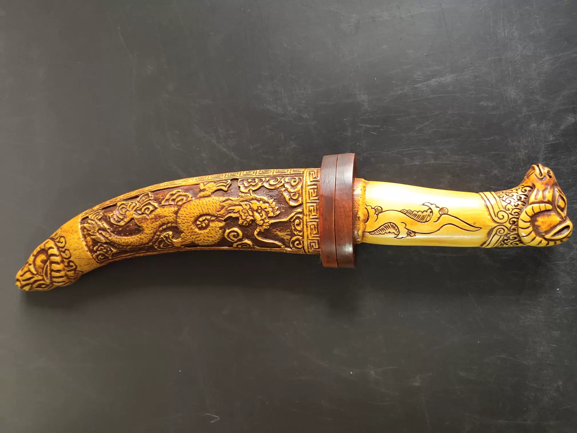 ♥弌翁作 　銅製　薄端 　８．３ｋｇ　骨董　古玩 定価20万円前後】翁 老夫婦 高砂人形 金属製 美術品 置物 縁起物