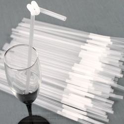 Milk tea shop disposable art straws color transparent white milk drink juice milkshake smoothie straws