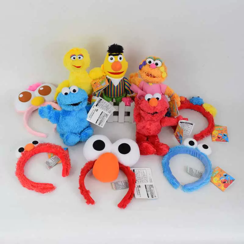 外貿英語互動髮夾毛絨玩具動漫周邊卡通髮夾髮箍教學活動髮夾 Taobao