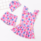 Children's swimsuit girl princess split skirt type flat pants cute children giant girl girl swimsuit

