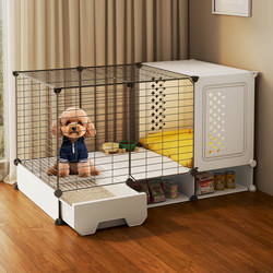 Dog Cage for Small Dogs with Separate Toilet, Extra Large Free Space, One Bedroom, One Living Room, One Bathroom, Dog House, Dog Kennel, Luxury Villa