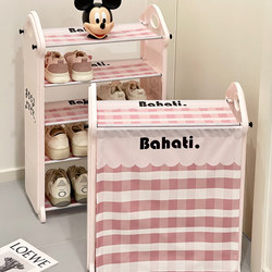 Shoe Rack for Home Use, Indoor, Attractive, Cute Shoe Rack for Entryway, Small Dust-Proof Shoe Cabinet for Dormitory Entrance