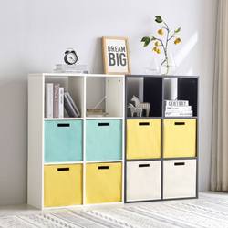 Square School Classroom Grid Bookshelf Storage Box with Lid Toy Miscellaneous Basket Storage Bin Kalek Organizing Basket