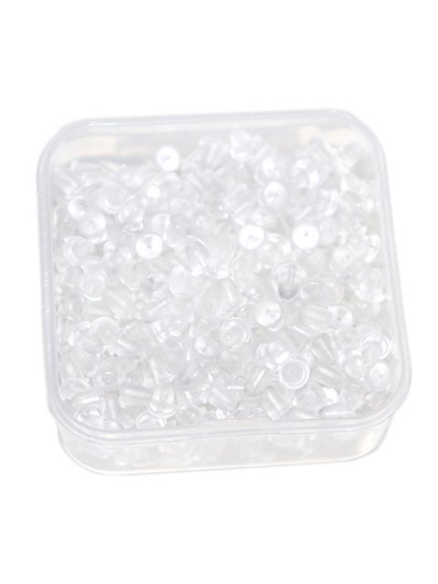 thumbnail image 2 of 18G 20G Bio Plastic Nose Studs Anti Allergic Piercing Nose Ring Clear White Invisible Solid White 2 of 9