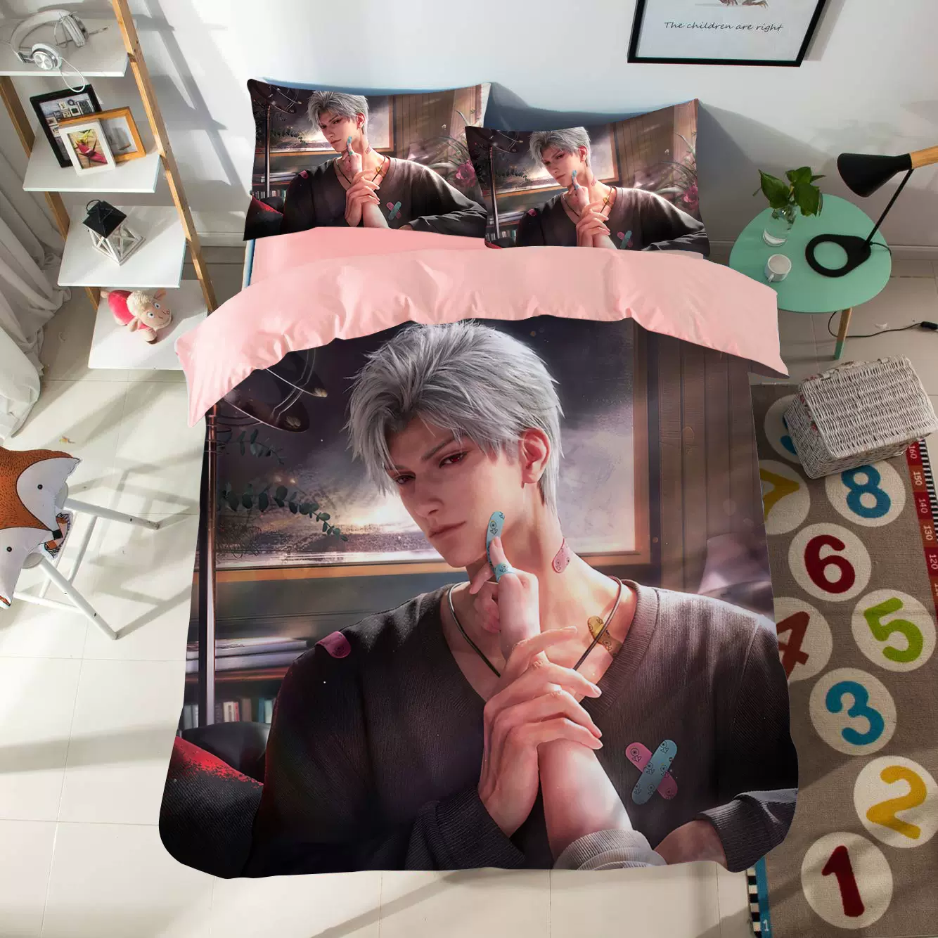 二次元少女埃罗芒阿老师床单被套和泉纱雾情色漫画老师动漫周边