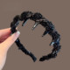 Louis Paris Princess Headband Women's 2025 New Daily External Hair Picking Fluffy High Skull Headband Headband