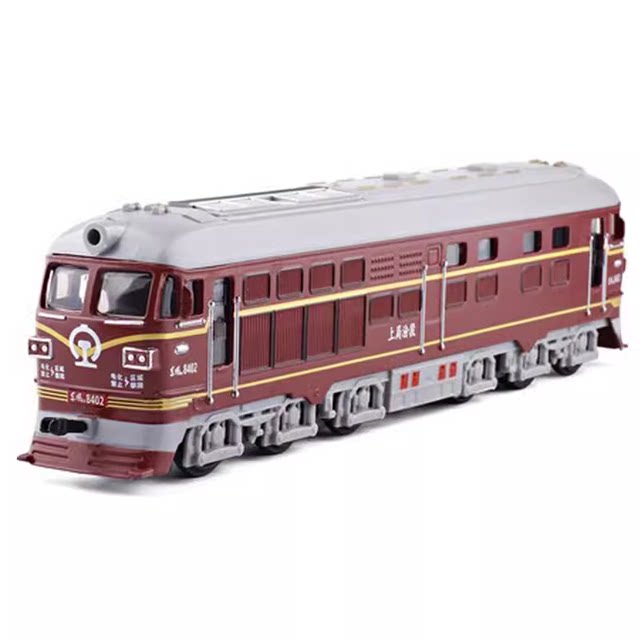 Caipo comes true 1:65 green leather Dongfeng 4B locomotive alloy model ...