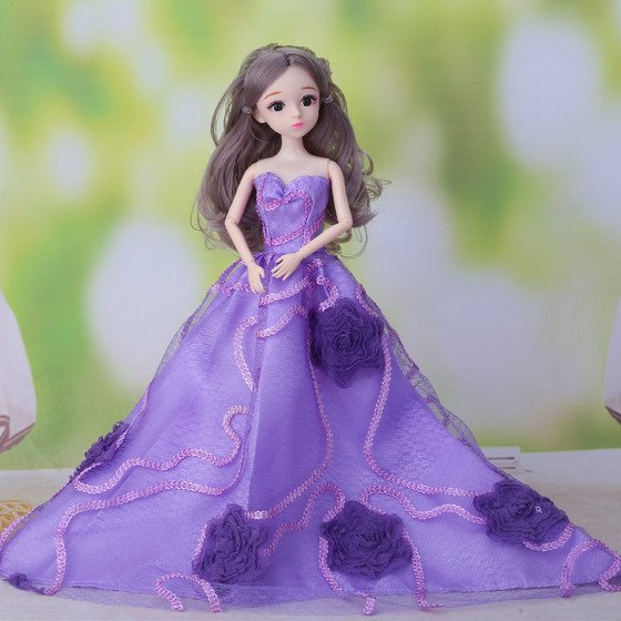 30 cm replacement doll girl princess toy gift box set large passenger wedding dress