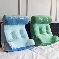 Bedside Soft Cushion, Large Backrest, Bed Pillow, Waist Support Pillow, Tatami Triangle Pillow, Cushion, Throw Pillow, Removable and Washable
