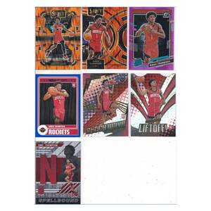 
Star Kamen Thompson rookie orange pink panini 23-24prizm optic hoops elite