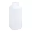 Thực phẩm nhựa miệng nhỏ kín chai thuốc thử hóa học mẫu hóa học bao bì chai vuông 100ML téc nước inox Thiết bị nước / Bình chứa nước