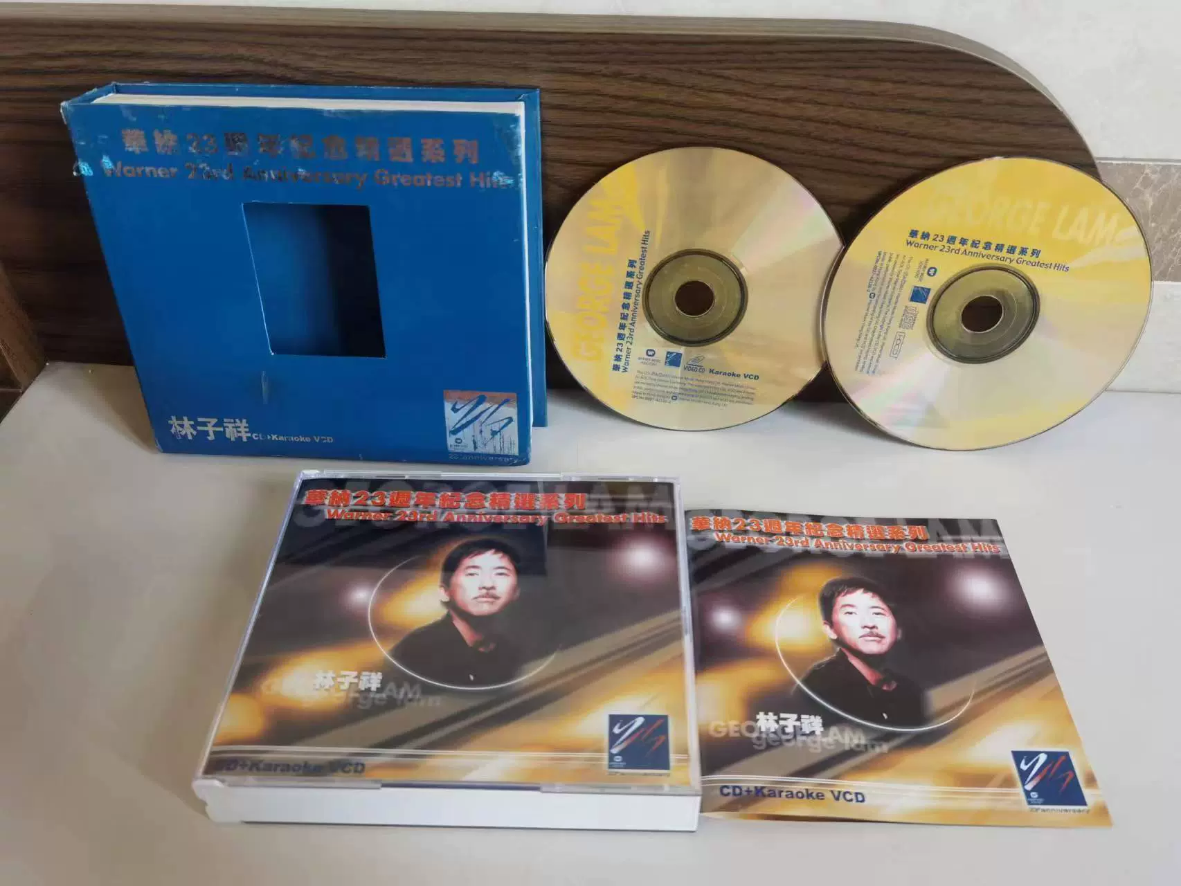 华纳23周年纪念精选系列林子祥H纸盒首版CD+VCD C5722-Taobao