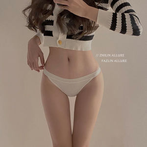 
145/150cm short simple T-shaped girl's underwear low-waist seamless breathable pure cotton crotch T-shaped pure desire underwear