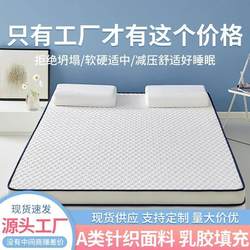 Thai Natural Latex Mattress Student Dormitory Single Tatami Mat Sponge Soft Mattress Home Use Foldable