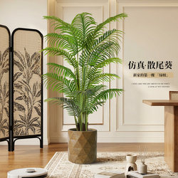 Medieval-Style Sunflower Artificial Green Plant with a High-End, Realistic Feel for Living Room Decoration, Indoor Floor-Standing Artificial Plant