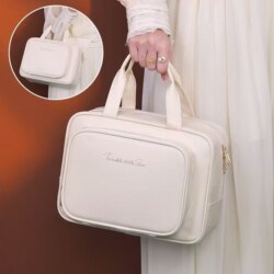 Cosmetic Storage Bag 2026 New Model Portable Makeup Bag for Women, Large Capacity, High-End Feel, Hand-Held Skincare Product Organizer