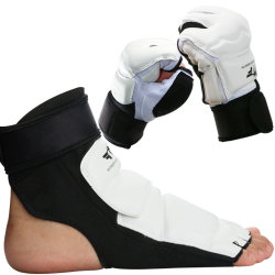 Professional Taekwondo hand and foot protection training players special protective suit boxing Sanda fighting protective gear protective gloves