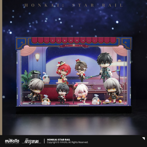 
[Mihayou/Benghuai: Xingqiu Railway] Theme series Q-version figure display box miHoYo
