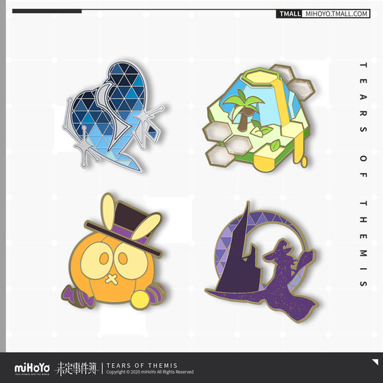 
[Mihayou/Undefined Event Book] Collection Series The First Bullet of Memorial Metal Badge MiHoYo