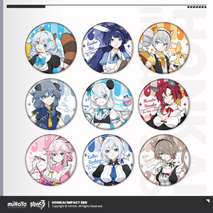 
[MiHoYo/Honkai Impact 3] Anniversary Return Lightweight Cafe Series Tinplate Badge miHoYo
