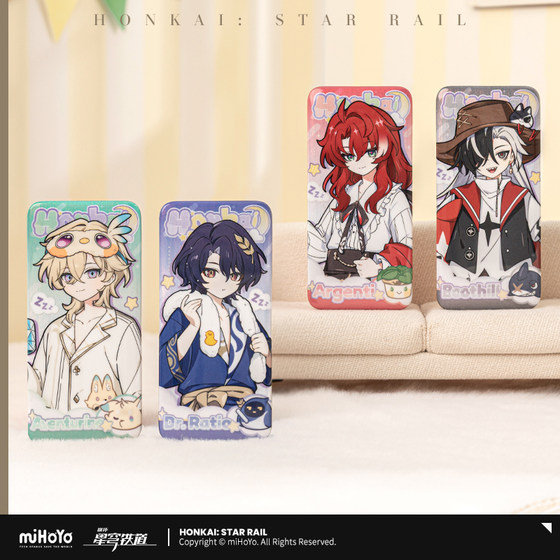 
[Mihayou/Benghuai: Xingqiu Railway] Boys' Dormitory Series Tinplate Badge miHoYo
