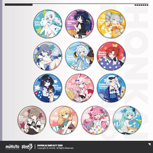 
[MiHoYo/Honkai Impact 3] Little Little Tea Party Series Tinplate Badge Kiana Fuhua miHoYo