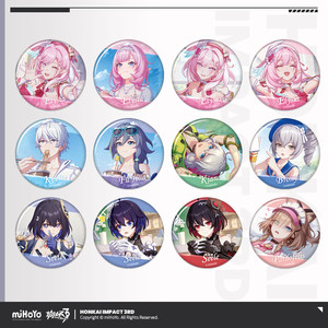
[MiHoYo/Honkai Impact 3] CG Series Blind Box Badge Vol10 Alicia Kiana Fuhua miHoYo