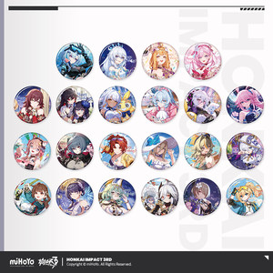 
[Mihayou/Benghuai 3] 2025 birthday pictures series tinplate badges Theresa miHoYo
