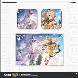 
[Mihayou/Benghuai Academy 2] Xuguang Accompanying Series Peripheral Tinplate Badge Refrigerator Stickers miHoYo