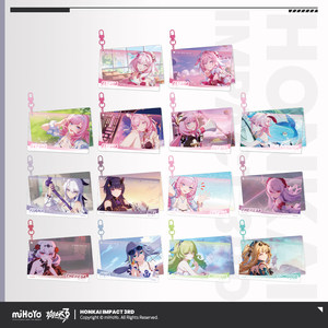 
[Mihayou/Benghuai 3] CG series acrylic group photo card pendant ornaments Alixia miHoYo