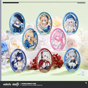 
[Mihayou/Benghuai 3] Fanglin Mengya series tinplate badge Alicia Delisa miHoYo