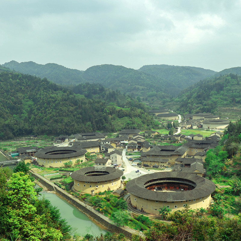 厦门漳州旅游南靖云水谣河坑土楼一日游 纯玩私家独立团 全程高速