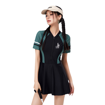 
Sanqi zipper locks are easy to wear and take off for women and cover their belly and make them look thin