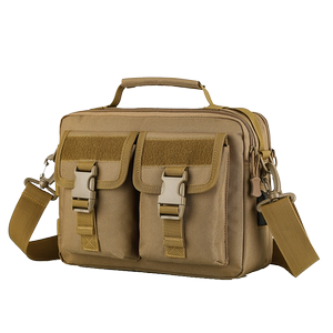 Outdoor shoulder bag men's tactical crossbody bag waterproof sports chest bag fan camouflage multi -function hand -file computer bag