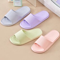 Home Soft-Soled Slippers, Unisex, for Indoor Use, Bathroom, Shower, Waterproof, Eva soft sole Sandals for Women