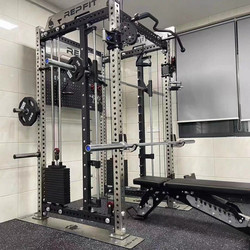 Rep Force Commercial Frame Squat Rack Bench Press Rack Professional Smith Squat Rack Comprehensive Training Pull-Up Rack