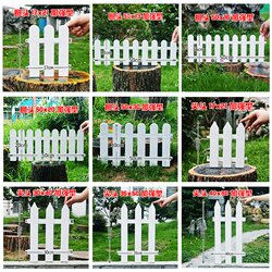 Plastic Fence, White Fence, Courtyard Fence, Indoor and Outdoor Villa Campus Decoration, Small Fence, Garden Fence
