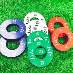 Jxzz Pure Steel Barbell Plates for Gym Use, Environmentally Friendly, Odorless, Large Hole Olympic Bar Universal Colorful Weight Plates