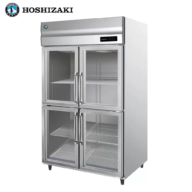 HOSHIZAKI星崎銀星款立式1200四門玻璃門冷藏冷凍櫃商用製冷冰箱-Taobao