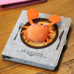 ins Creative Foodie Planner Loose-Leaf Detachable Notebook Recipe Diary Japanese Cartoon Gift