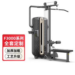 Commercial Gym Equipment Set: High Pull-Down Machine, High and Low Pull-Down Machines, Seated Chest Press Machine, Butterfly Machine, Chest Press Equipment